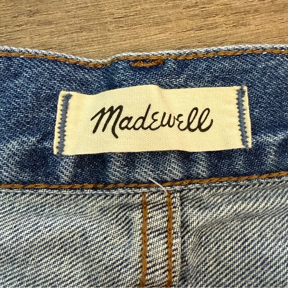 Madewell Low Rise Baggy Straight Jeans Womens 25 Vintage Wash Classic Denim Blue - Picture 9 of 11
